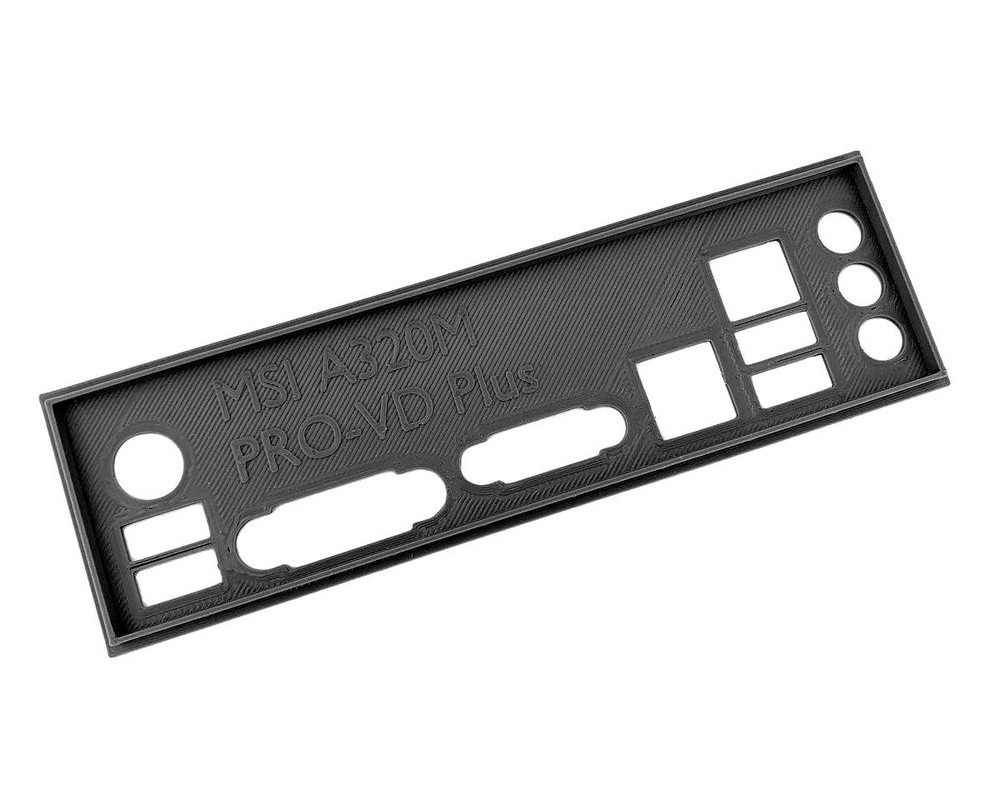 Заглушка для компьютерного корпуса к материнской плате MSI A320M PRO-VD ...