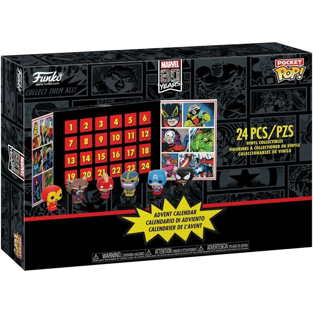 Подарочный набор фигурок Funko POP Адвент календарь Марвел "Advent Calendar Marvel", арт.  #1