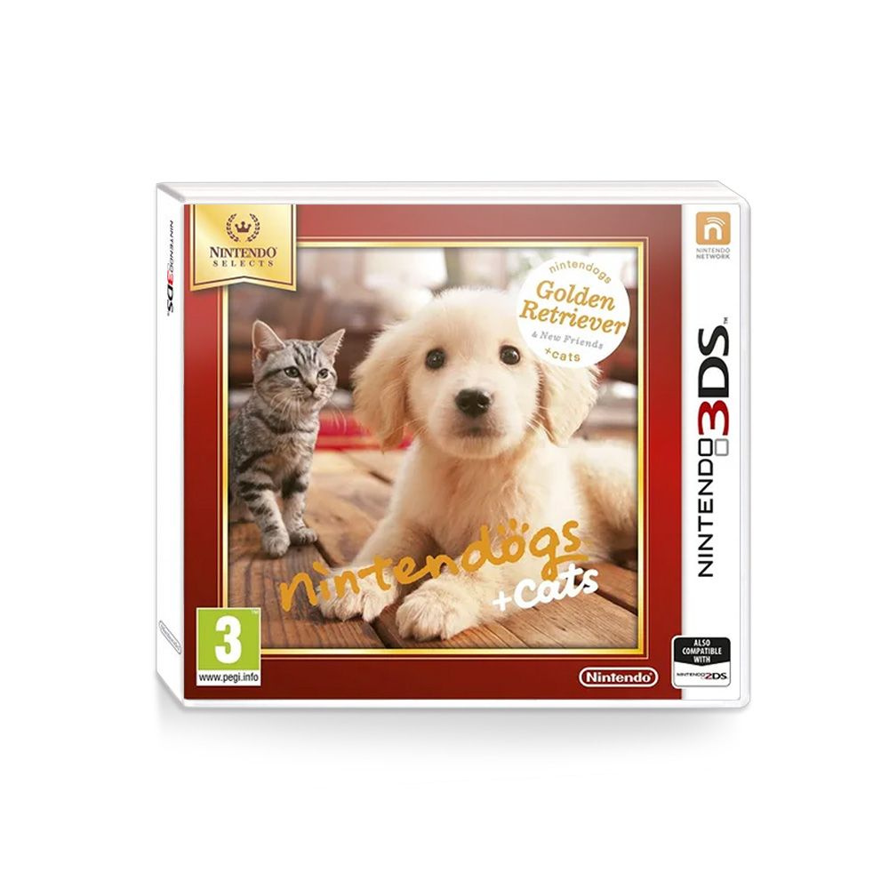 Игра Nintendogs+Cats. Голден-ретривер и новые друзья (Nintendo 3DS, Русские  субтитры) купить по низкой цене с доставкой в интернет-магазине OZON  (815336773)