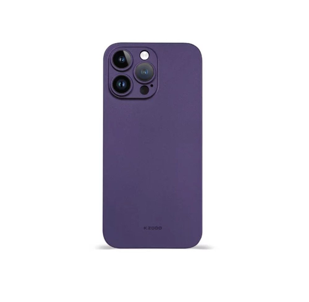 Ультратонкий чехол KzDOO (K-DOO) Air Skin для Apple iPhone 14 Pro Max/  Айфон 14 Про Макс (6.7), фиолетовый матовый - купить с доставкой по  выгодным ценам в интернет-магазине OZON (820980336)