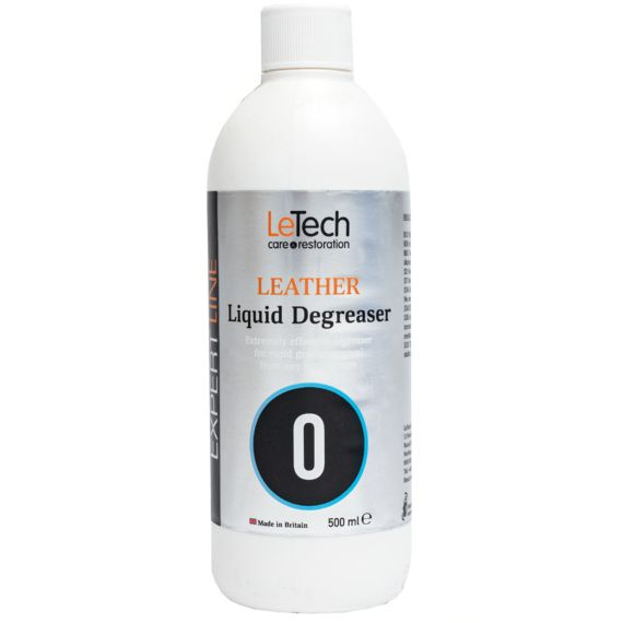 LeTech Expert Line Liquid Leather Degreaser Обезжириватель для кожи, 500мл. #1