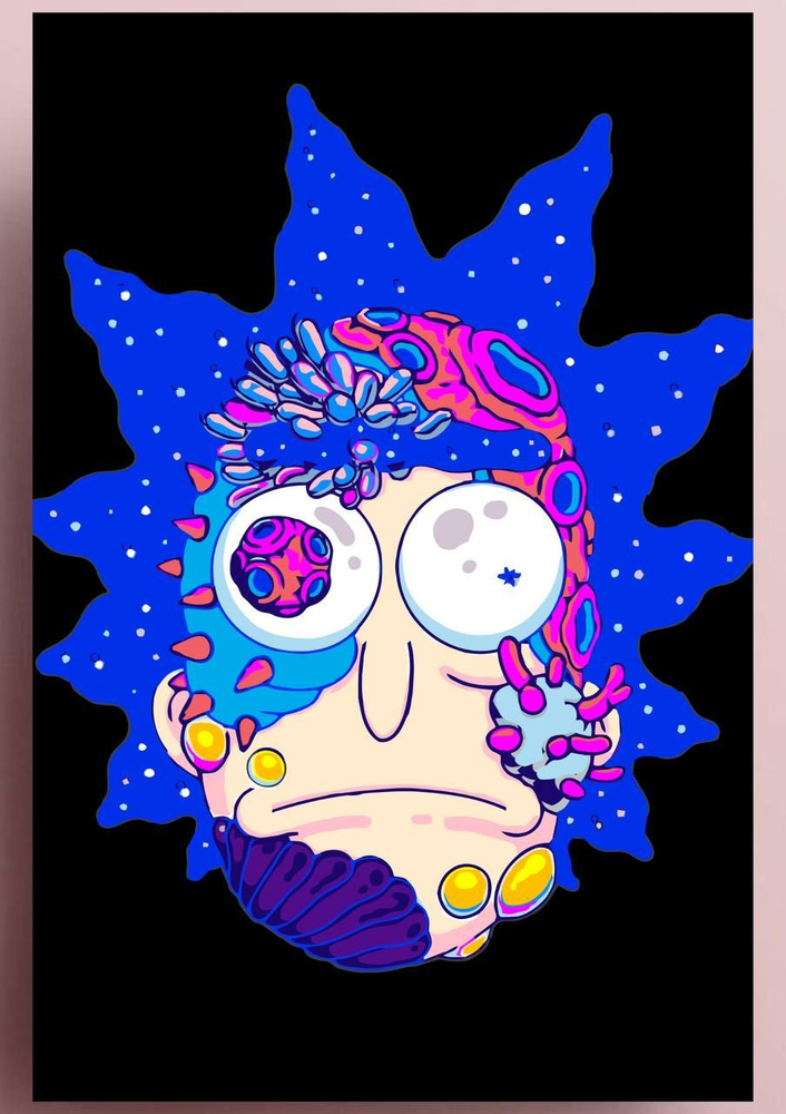 Картина по номерам Поппи " Rick and Morty / Рик и Морти / арт " холсты на подрамнике 40 на 50 - купить с доставкой по выгодным ценам в интернет-магазине OZON (837045179)
