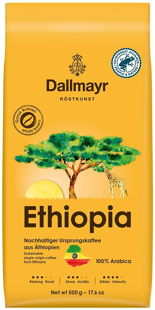 Кофе Dallmayr Ethiopia зерновой, 500г #1
