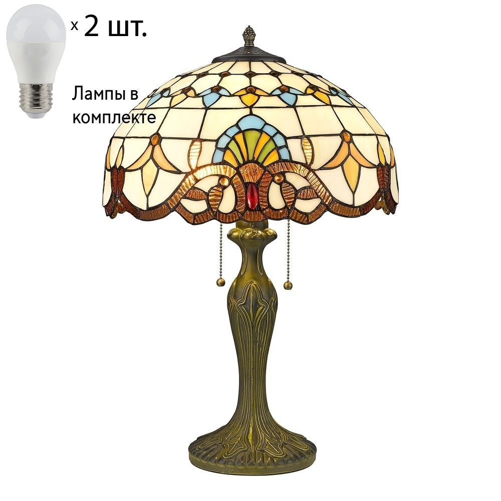 Настольная лампа с лампочками Velante 830-804-02Lamps E27 P45 #1