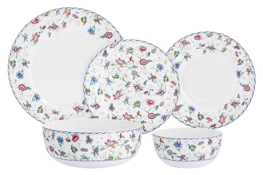 Набор посуды столовой, сервиз обеденный / Anna Lafarg Emily, Букингем ...