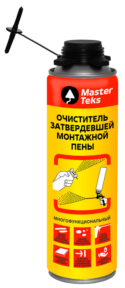 Очиститель затвердевшей монтажной пены Mastertex Premium, 500 мл  #1