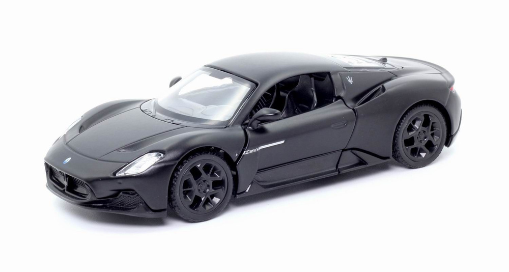 Машина металлическая RMZ City 1:32 Maserati MC 2020,инерционный механизм, двери открываются, черный матовый #1