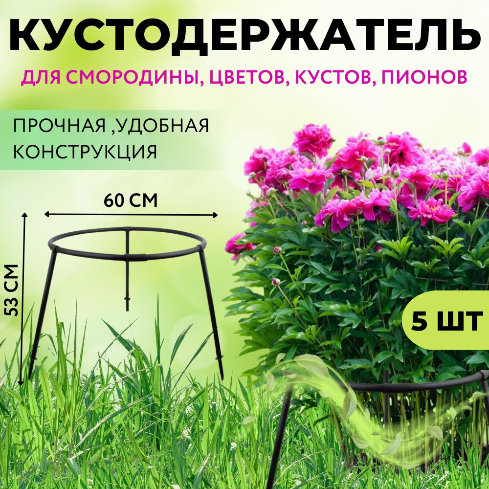Кустодержатель D-60 см (опора для растений) для смородины, цветов .