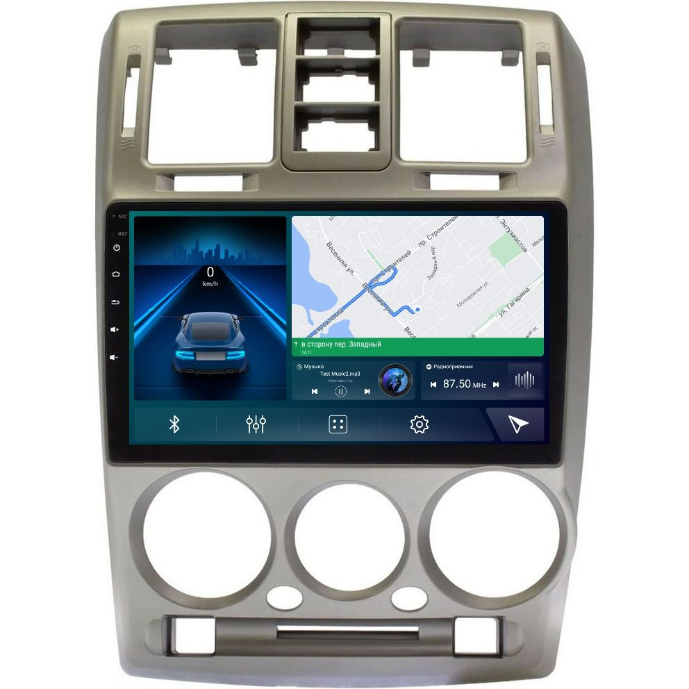 Магнитола CRS-300 Hyundai Getz 2002-2011 с Android 13, 4/32Gb память, 8 ядерный процессор, Carplay, DSP, #1