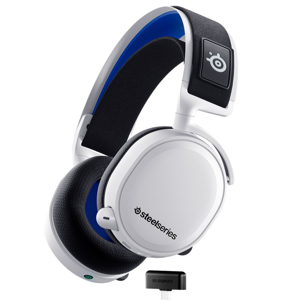 Steelseries arctis 7 white wireless gaming headset sale