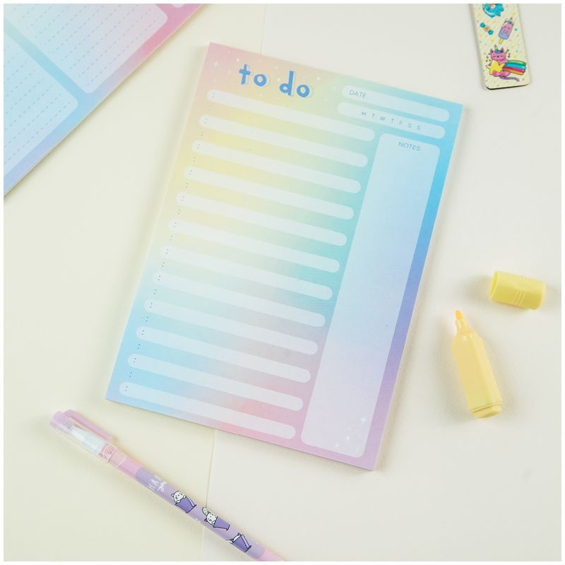 6 шт. Блок для записей (To Do list) MESHU "Candy color", 14,8*21,0*0,6см (А5), 50л., на склейке  #1