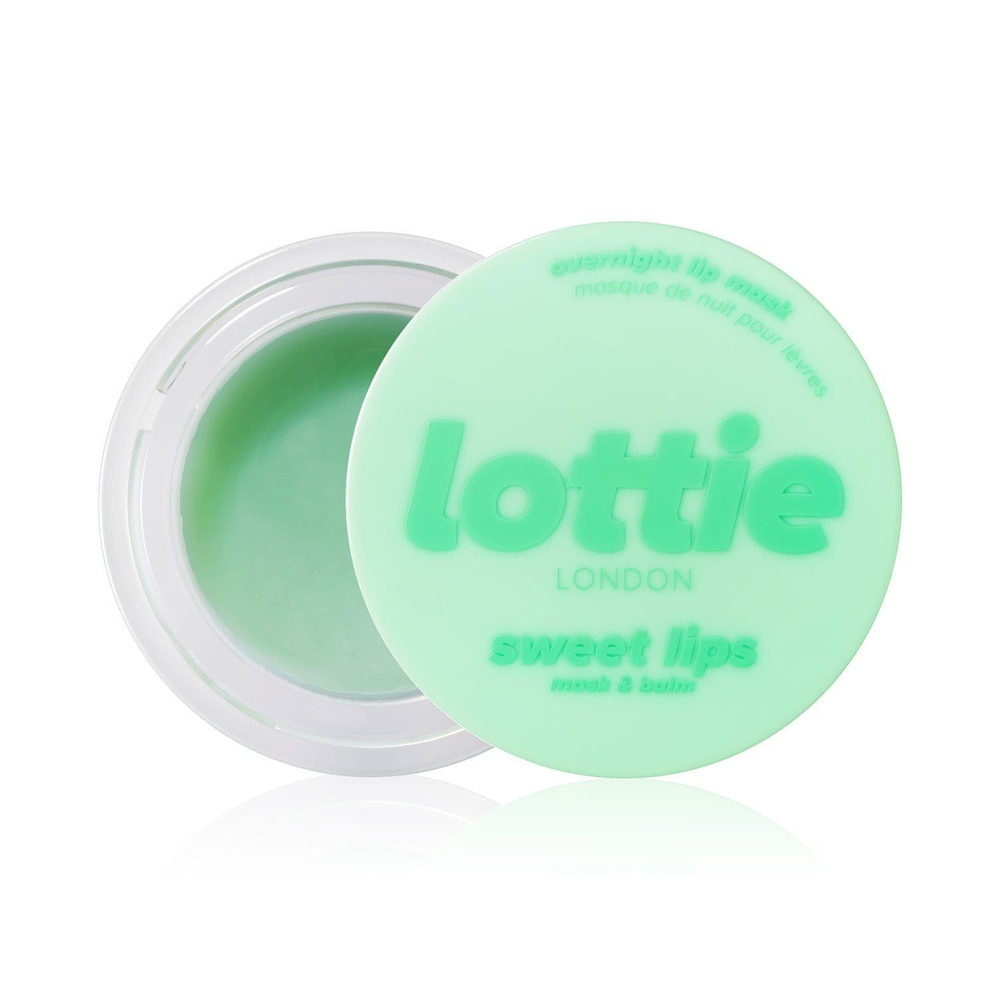 LOTTIE LONDON Ночная маска-бальзам для губ Sweet Lips, Minted, 9 г #1