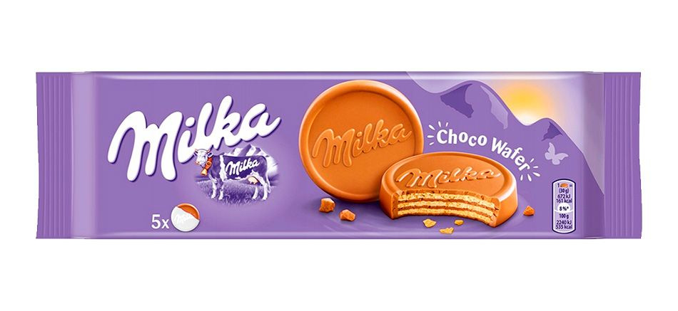 Печенье Милка 150гр Choco Wafer вафли - купить с доставкой по выгодным ...