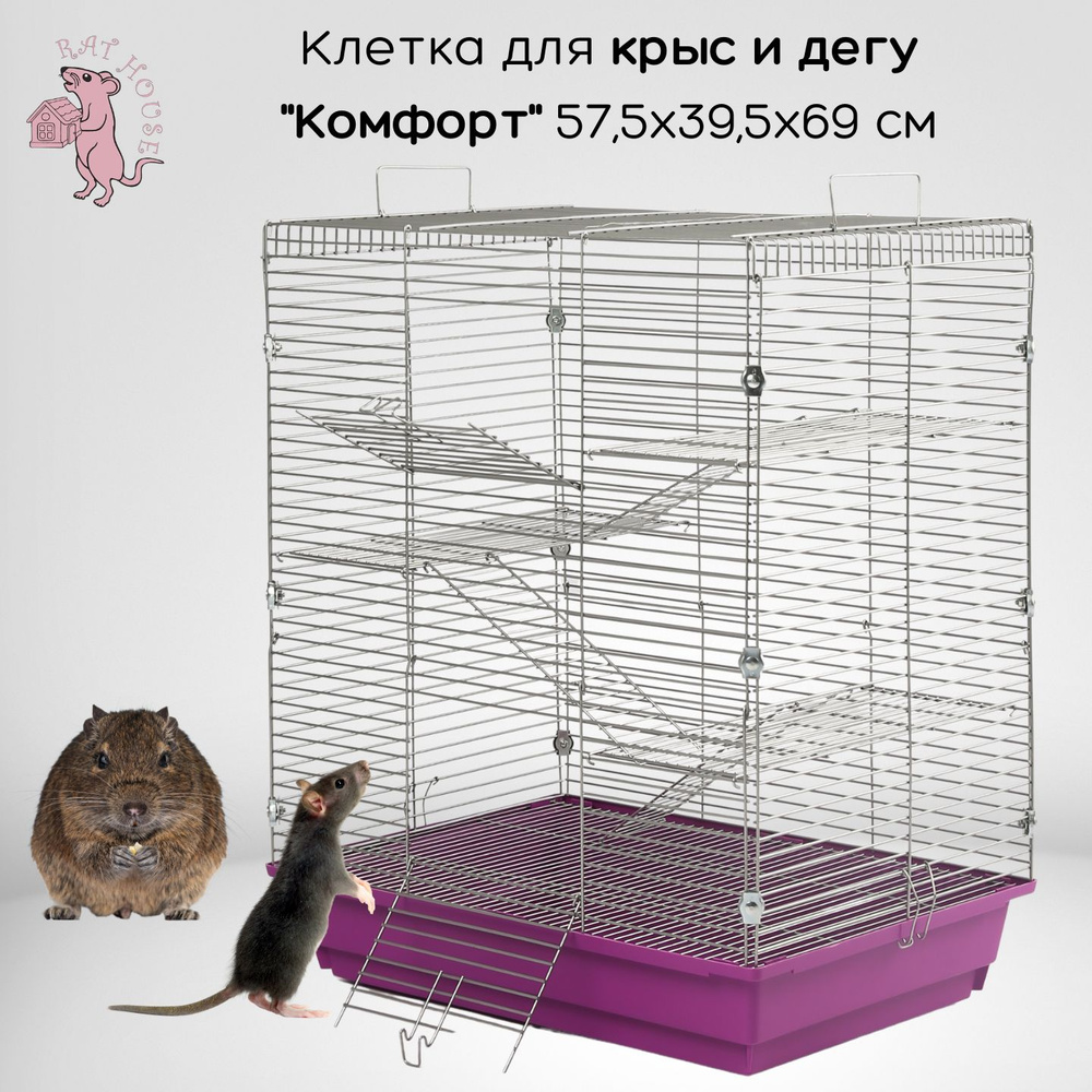 Rat House Клетка для Дегу и крыс 