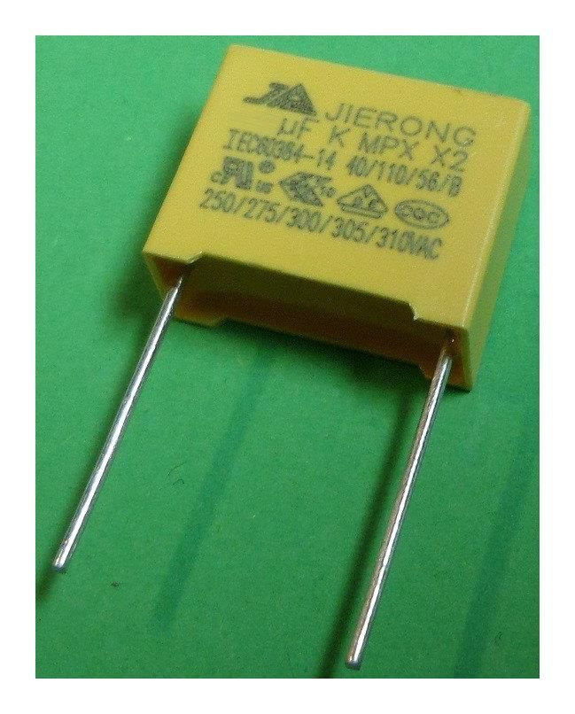 10шт 0,47 мкф 275в 18х9х15 (X2) (код 474) между выводами 15мм ...