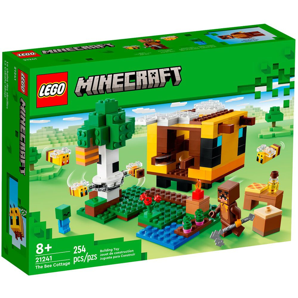 Конструктор LEGO Minecraft 21241 Пчелиный коттедж, 254 детали, 8+ - купить  с доставкой по выгодным ценам в интернет-магазине OZON (941402722)