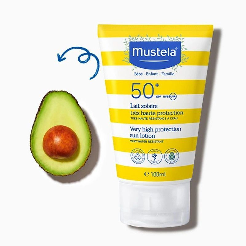 MUSTELA Солнцезащитный лосьон с очень высокой степенью защиты SPF50+ 100 мл для всей семьи #1