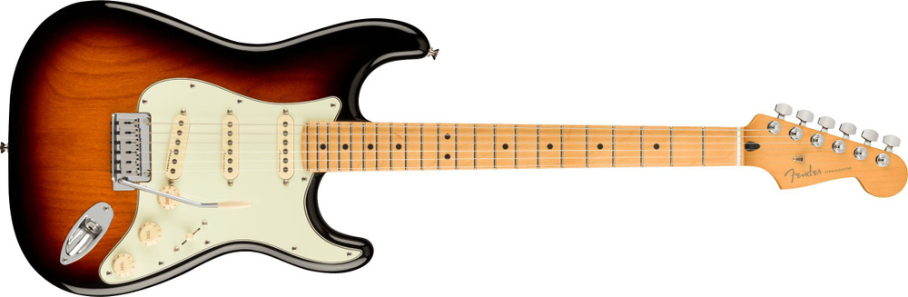 Fender Электрогитара Player Plus Stratocaster, Maple Fingerboard, 3-Color Sunburst 6-струнная, корпус #1