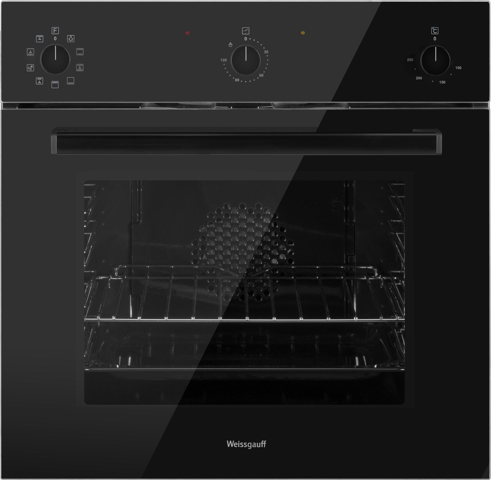 Weissgauff духовой шкаф EOV 206 SB Black Edition с Грилем и Конвекцией ...