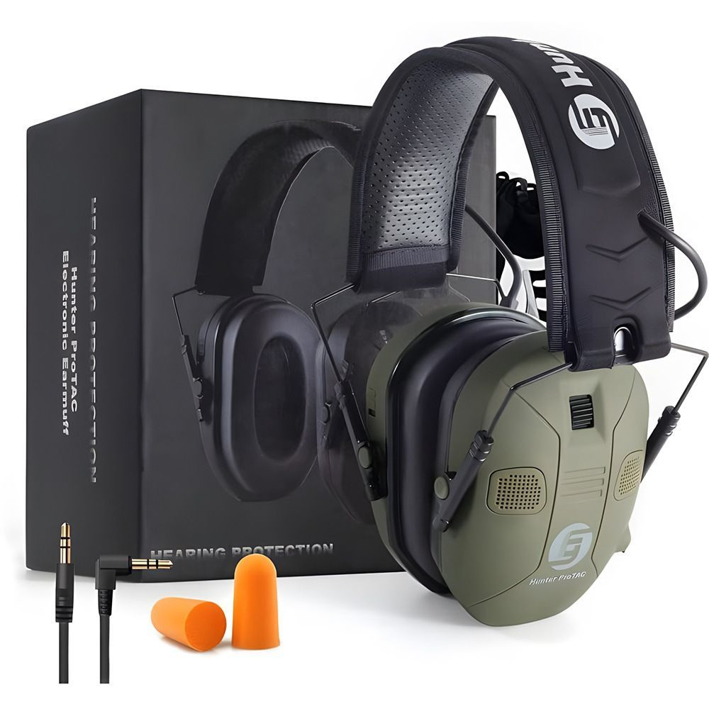 Тактические активные наушники HunterPro TAC - купить с доставкой по ...