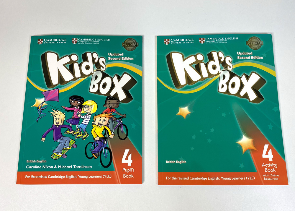 Kids Box 4 Updated Second Edition Pupils Book Activity Book Cd