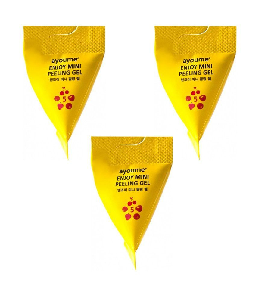 Ayoume Набор из 200 шт Гельэксфолиатор для лица Enjoy Mini Exfoliator Gel (200 шт*3 гр