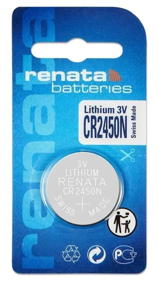 Батарейка Renata CR2450N BL1 Lithium 3V 1шт Швейцария #1