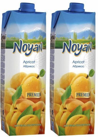 Noyan нектар абрикосовый, 1л х 2шт. Ноян #1