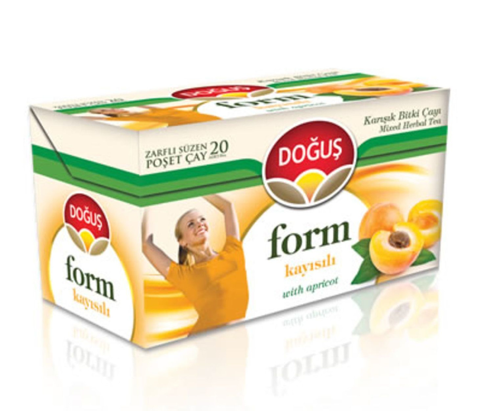 Турецкий чай абрикосовый (FORM KAYISI) DOGUS, 20 пакетиков #1