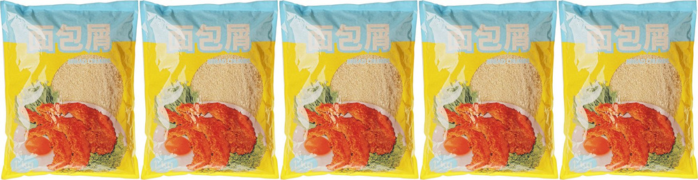 Сухари JNP Panko панировочные, комплект: 5 упаковок по 1 кг #1