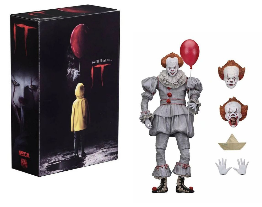 Фигурка Пеннивайз, Оно / Pennywise IT Ultimate Deluxe Edition (18cм ...