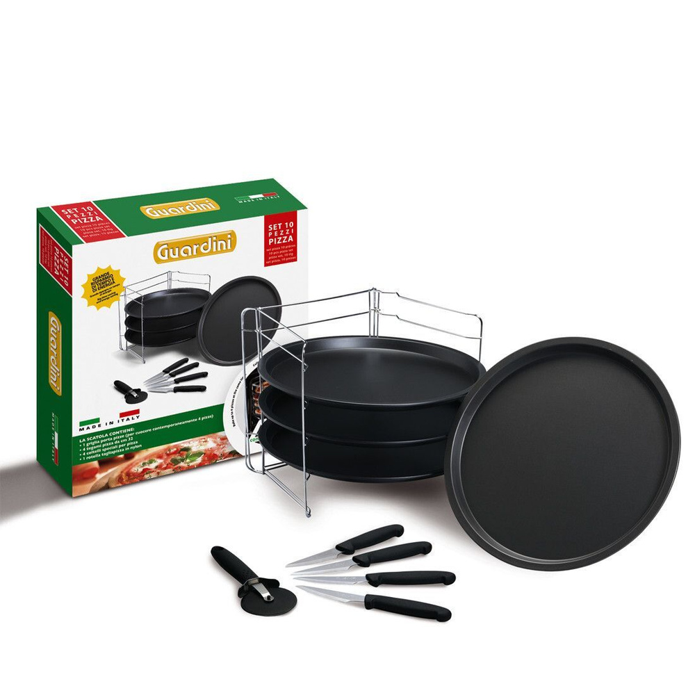 Подарочный набор для выпечки пиццы Guardini Pizza Set, 10 предметов ...