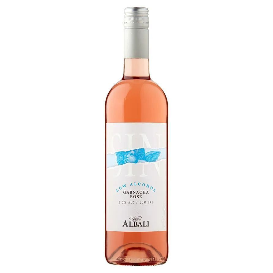 Вино безалкогольное розовое полусухое Албали Гарнача, 0,75л. Albali Испания  #1