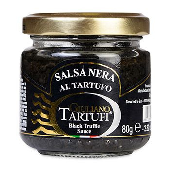 Соус грибной трюфельный с чернилами каракатицы Salsa Nera Al Tartufo, Giuliano Tartufi 80 г, Италия -1 #1