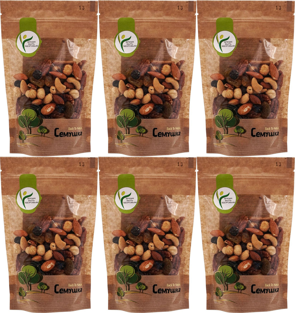 Фруктово-ореховая смесь Семушка, комплект: 6 упаковок по 250 г  #1