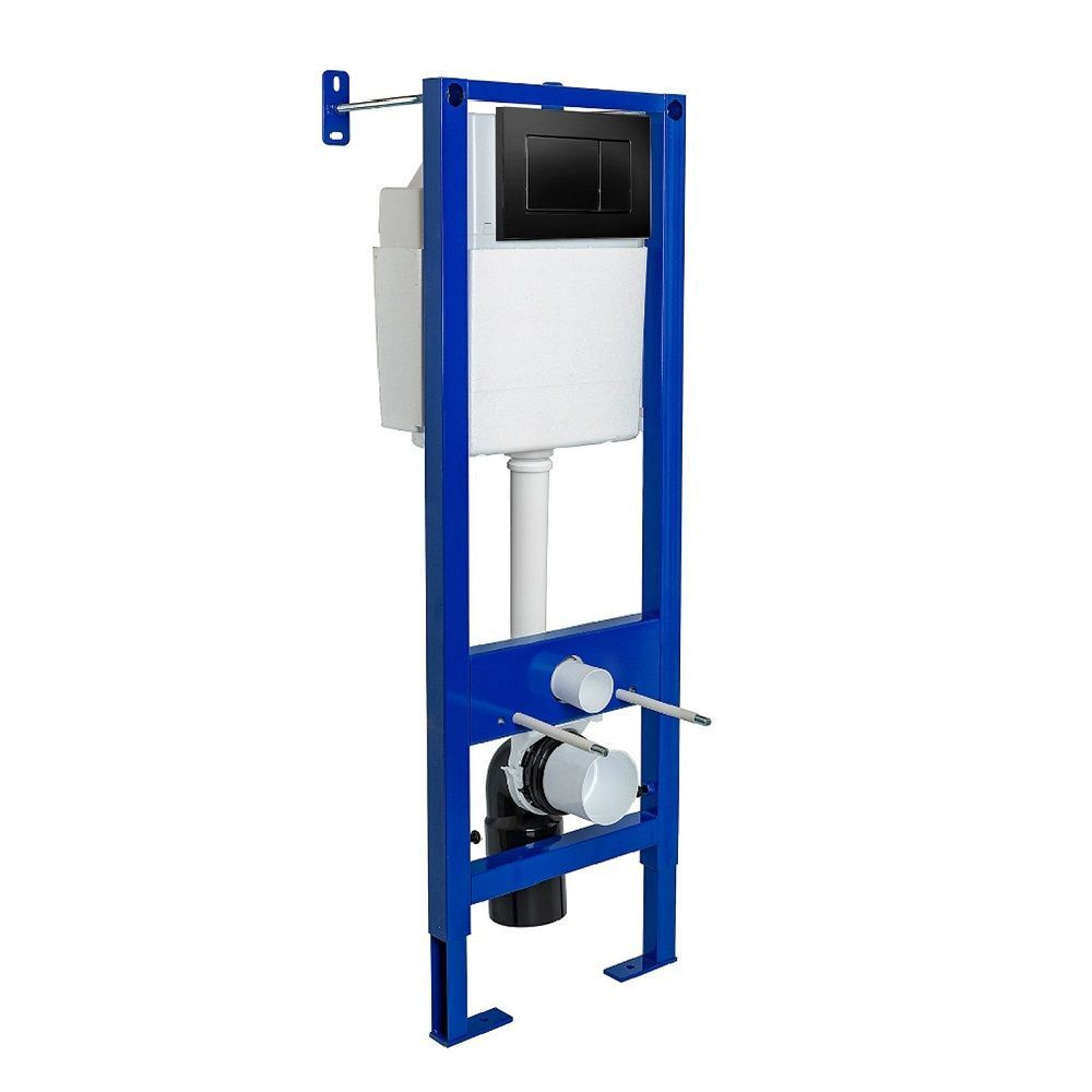 Инсталляция для подвесного унитаза Berges Аtom 410 кнопка черная, Soft ...