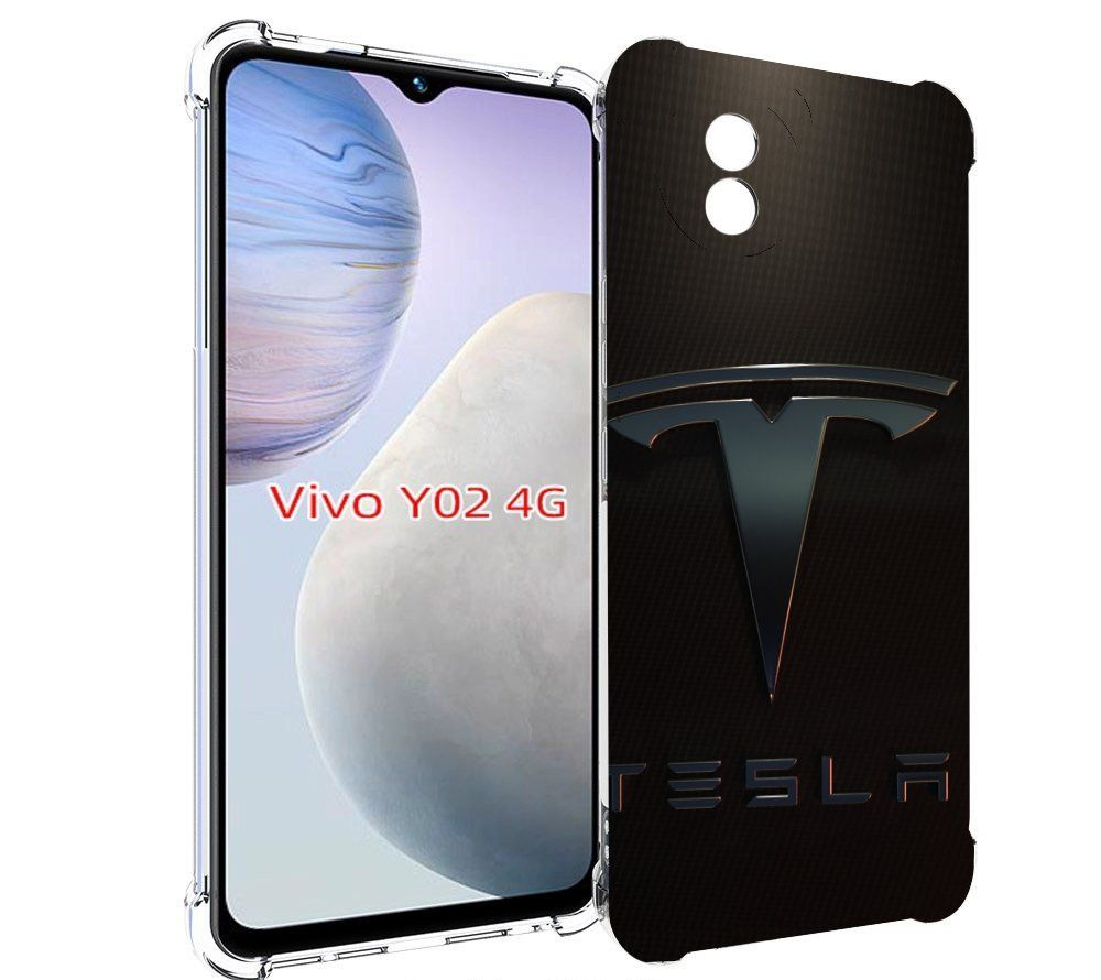 Чехол-бампер MyPads для Vivo Y02 с рисунком tesla тесла 3, противоударный,  силиконовый, с выступами и усиленными углами для защиты камеры - купить с  доставкой по выгодным ценам в интернет-магазине OZON (920289552)