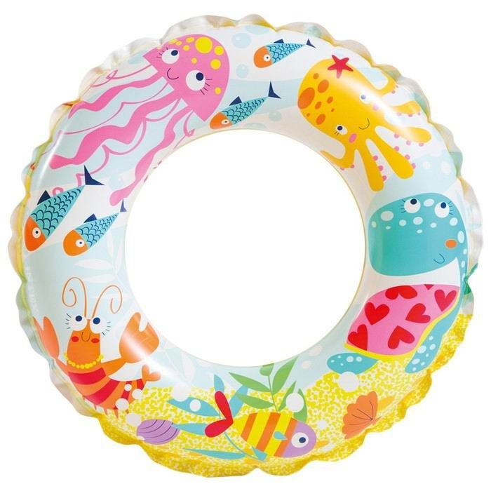 Круг INTEX надувной Under the Sea (Подводный мир), 3-6лет, диаметр 51 см  #1