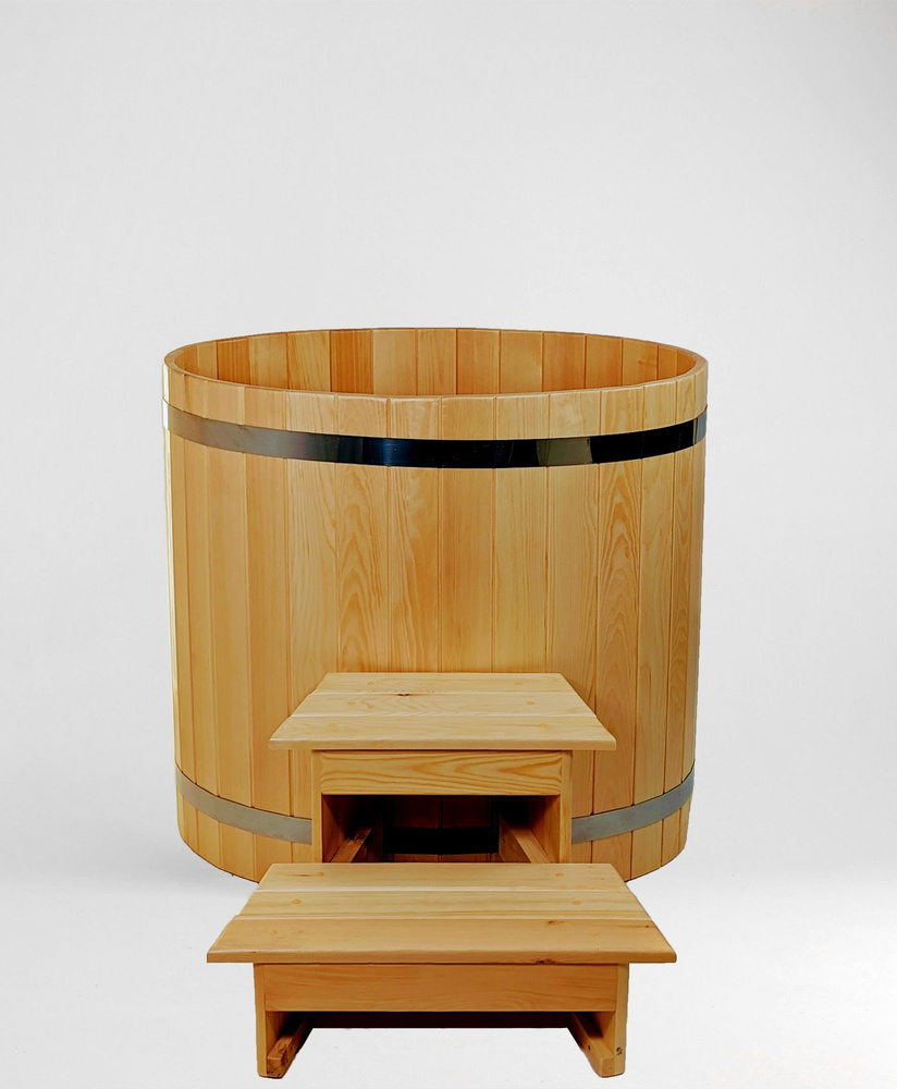 Купель из кедра, овальная 69Х105 см, толщина 25 мм. - купить с ...