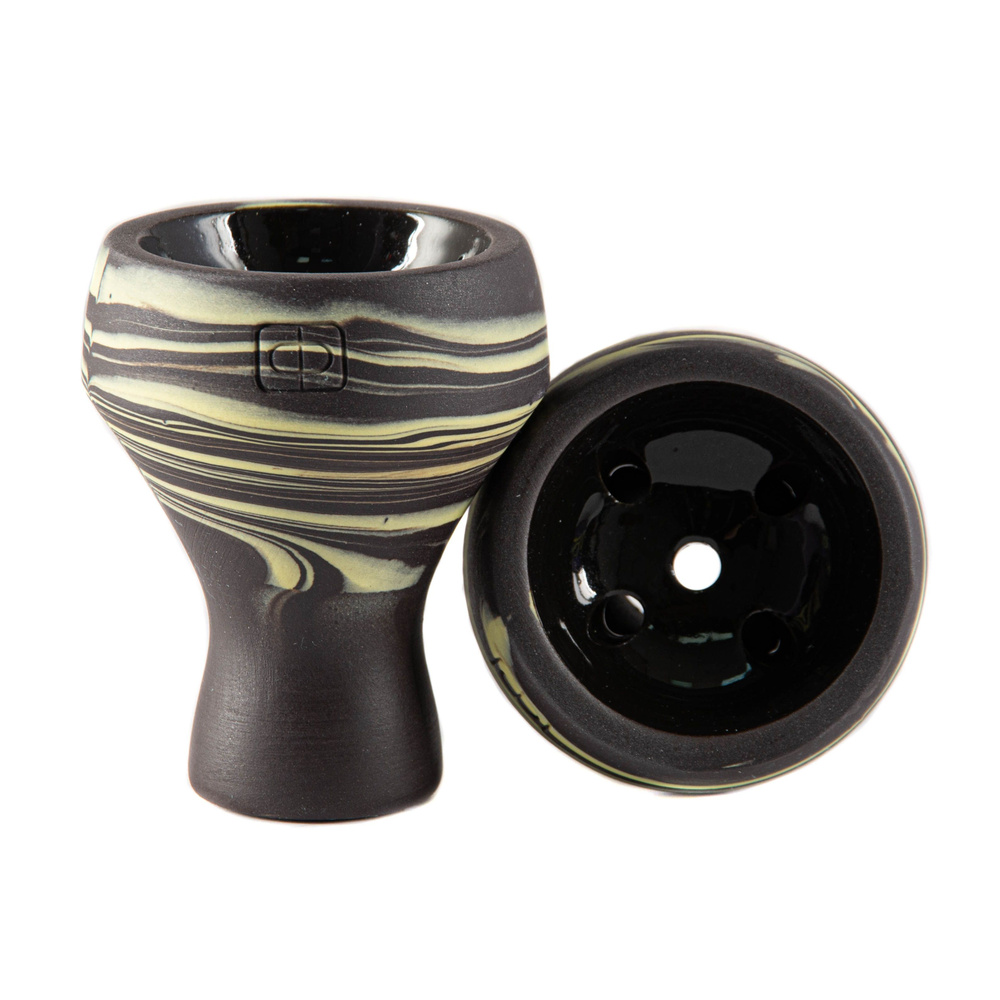 Чаша для кальяна Форма Турка Саламандра + чёрн.глазурь - купить с ...