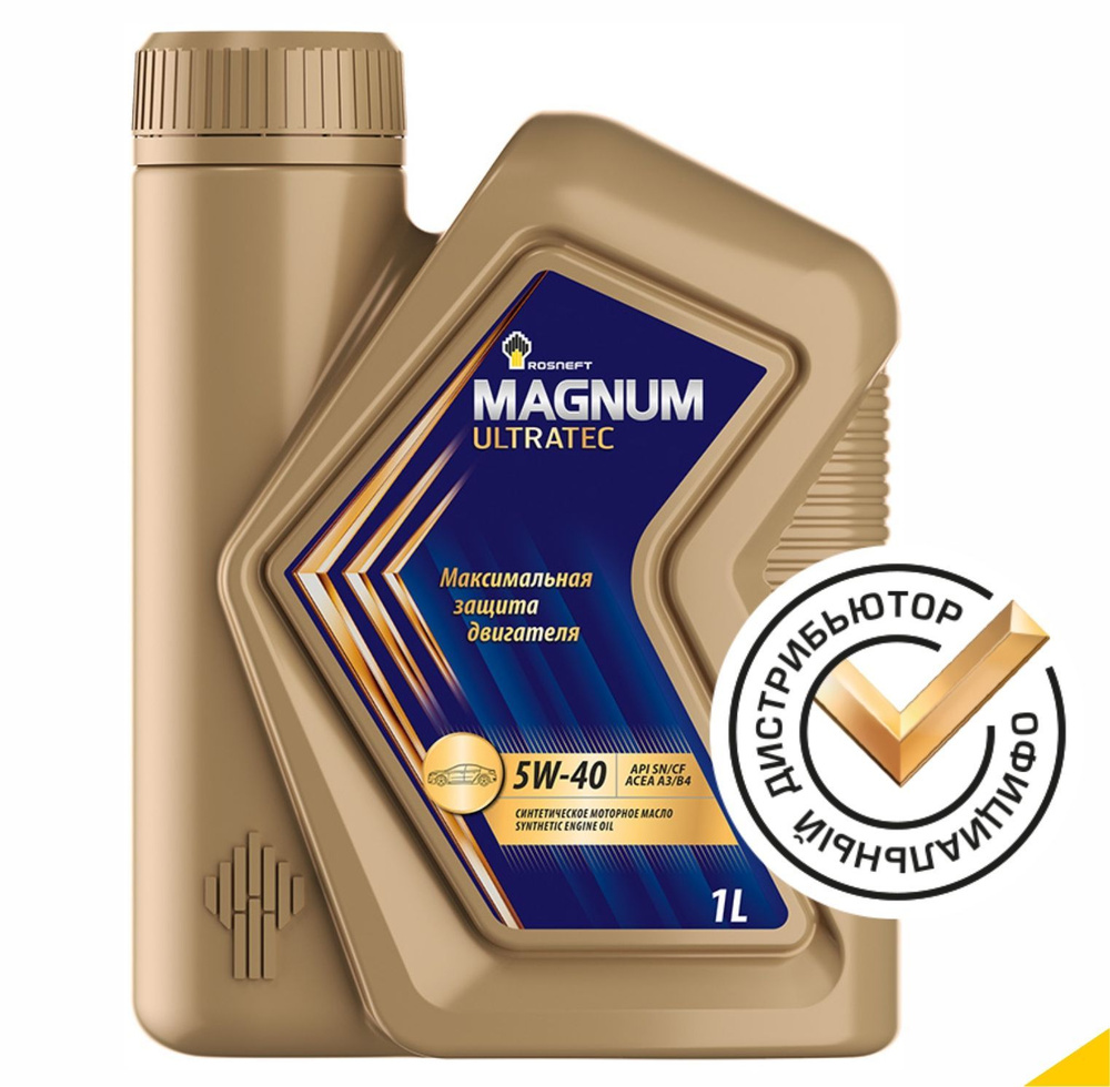 Rosneft MAGNUM ULTRATEC 5W-40 Масло моторное, Синтетическое, 1 л #1