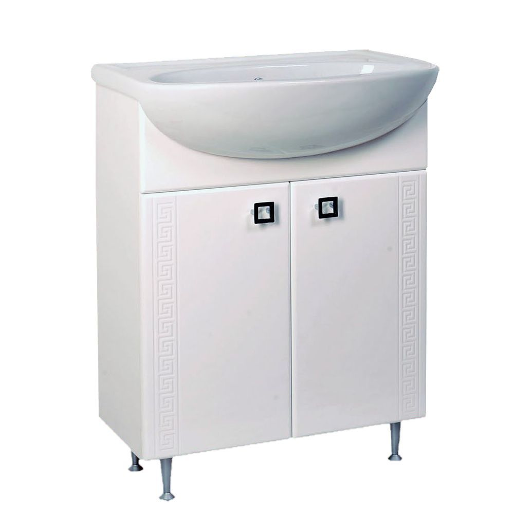 Тумба СаТЭМ-Нева с раковиной 55см Ф1 меандр - купить с доставкой по ...