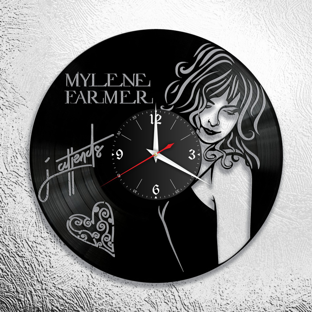 Настенные часы "Mylene Farmer, Милен Фармер", 30 см #1