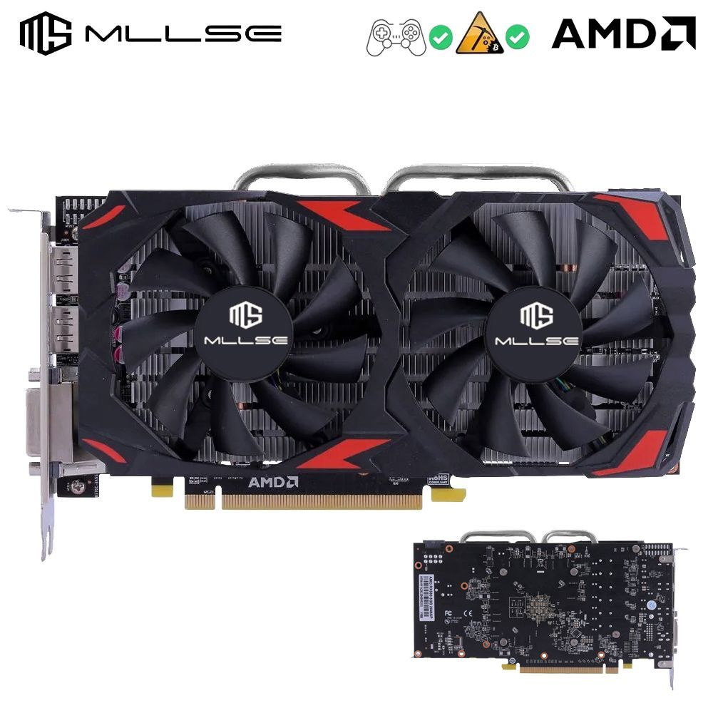 Видеокарта Radeon RX 580, 8 ГБ DDR5 - купить по низким ценам в интернет ...