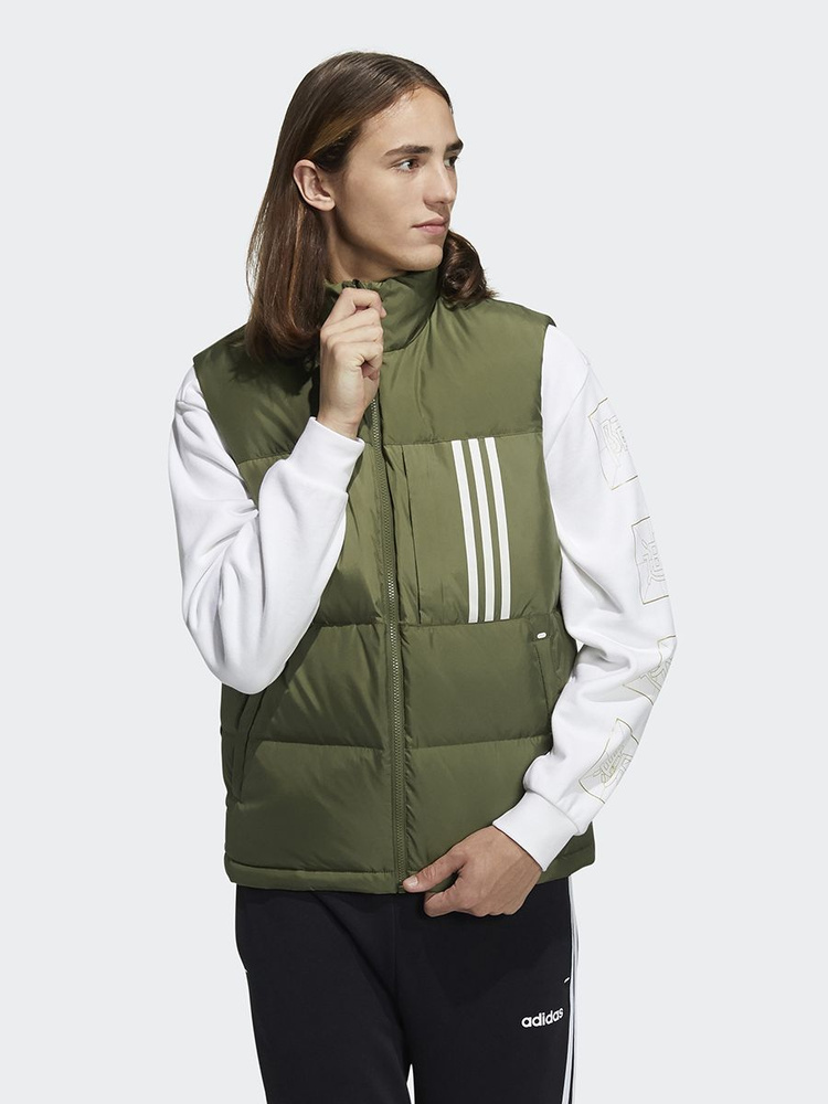 Adidas 3 shop stripes vest