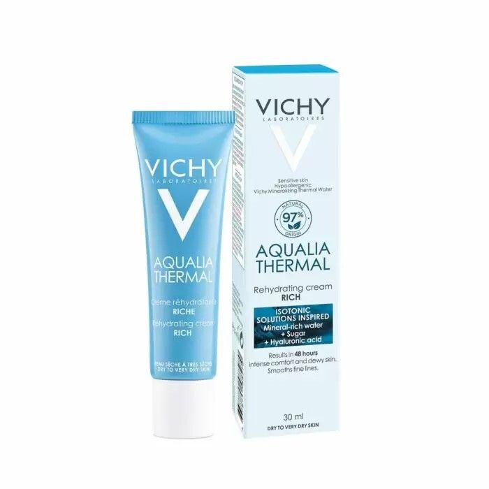 Vichy Aqualia Thermal Rich Cream Увлажняющий насыщенный крем для сухой и очень сухой кожи, 30 мл  #1