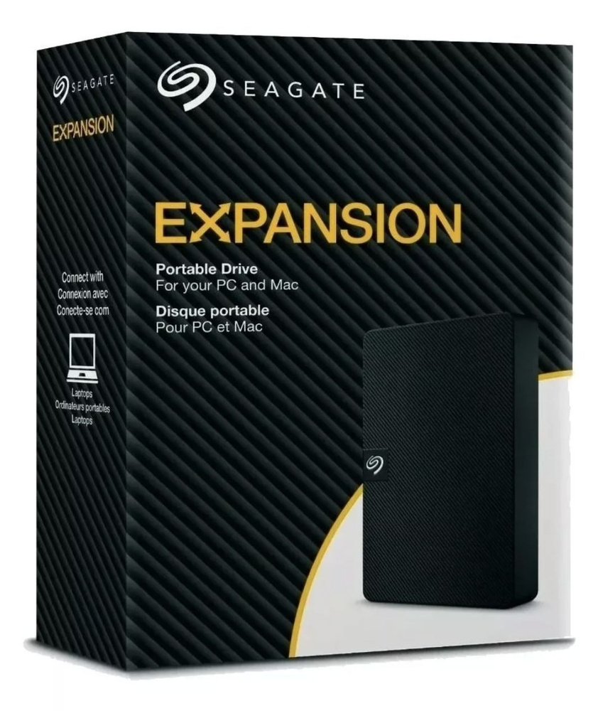 4 ТБ HDD Seagate Внешний жесткий диск Expansion (STKM2000400), черный ...