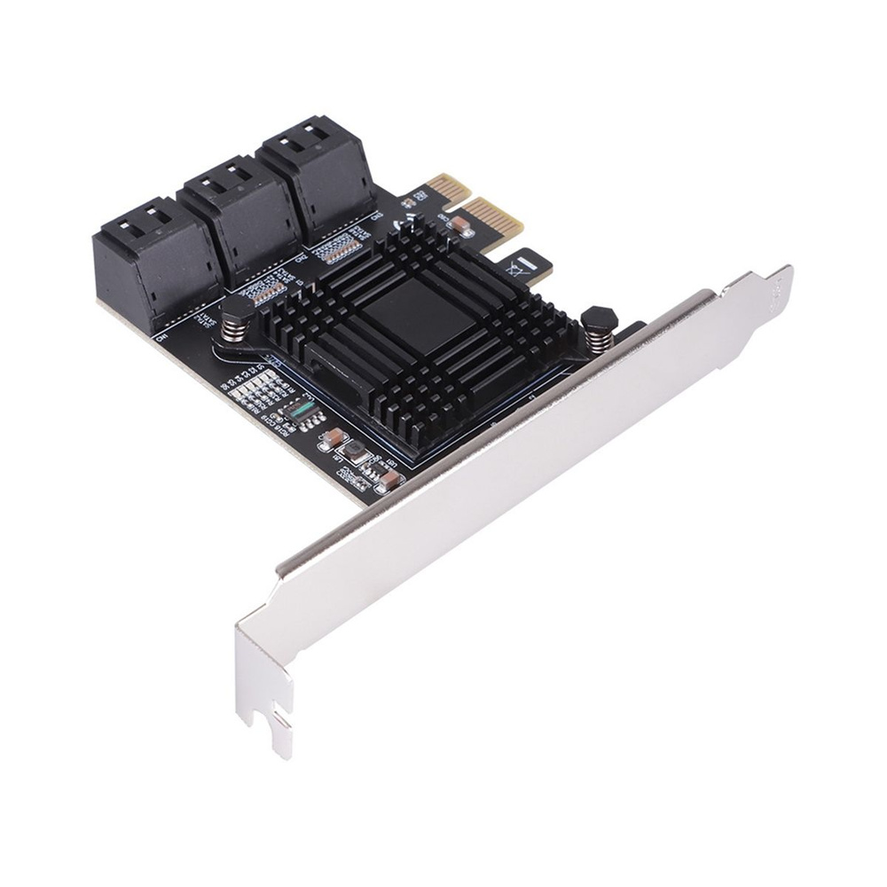 Плата расширения SATA 3 PCI Контроллер PCI-EPCIE SATA для жесткого ...
