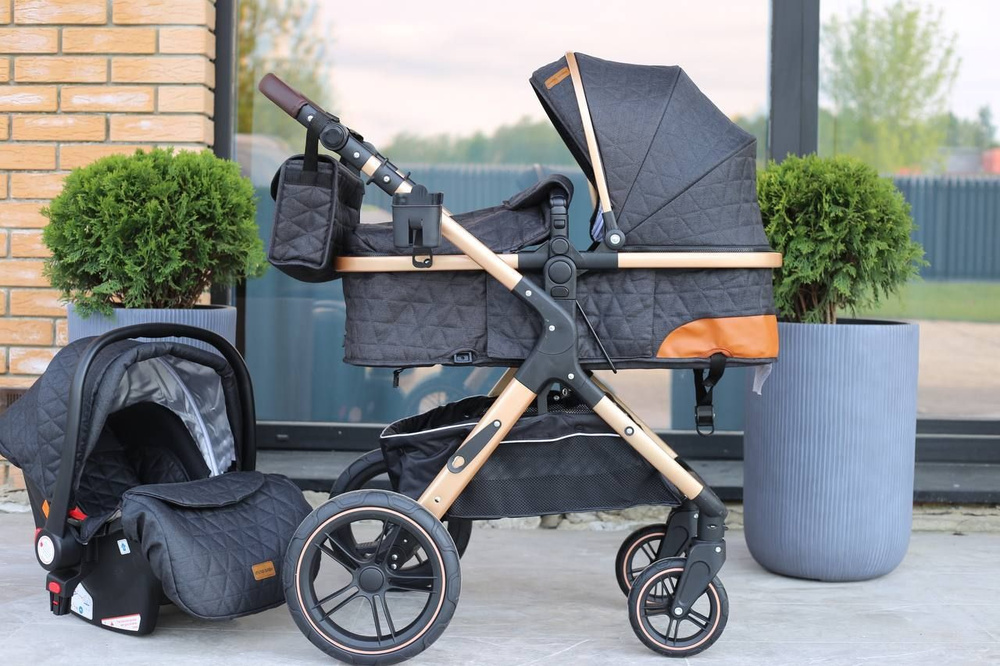 Коляска детская 3в1 INING BABY X1+C трансформер унисекс для ...