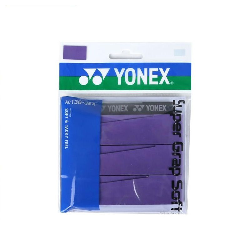 Обмотка для ручки ракетки Yonex Overgrip Super Grap Soft x3, Purple #1